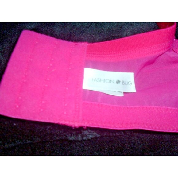 Fashion Bug Pink White Lace Full Figured Bra 44D Plus Size Intamate Apparel - Picture 9 of 11